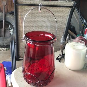 Vintage vase/candles